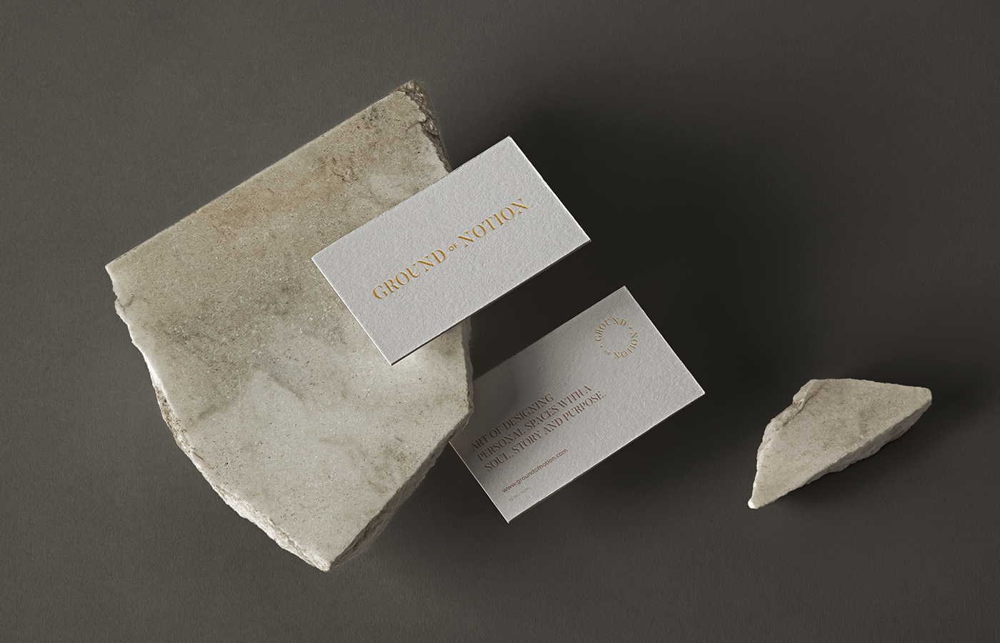 Ground of Notion business card design